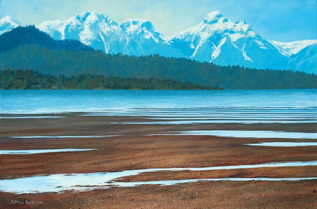 Evening Light on Parksville Beach