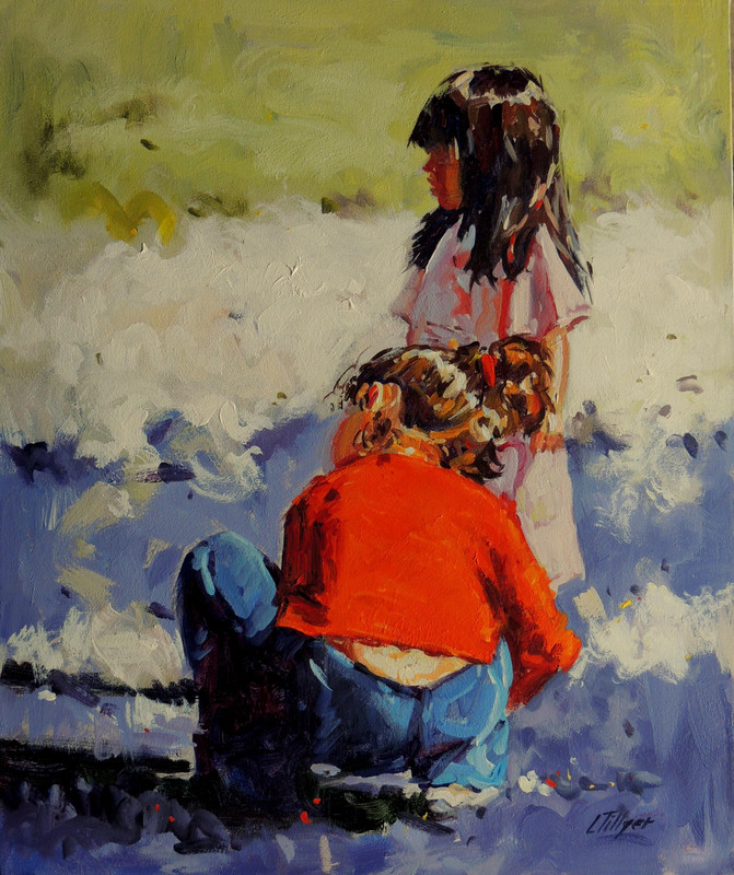 Two down at the sea