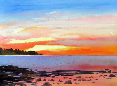 EVENING SHORE