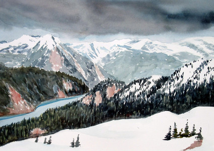 DROP OFF, Coastal Mountain Range, Fraser Valley, BC