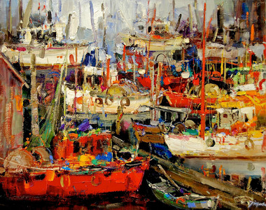 Boats at Granville Island