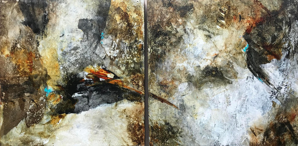 Fire and Ice (diptych)