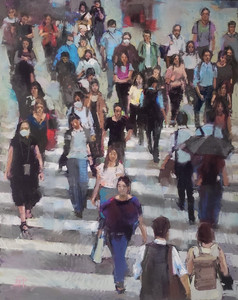 Busy Crosswalk
