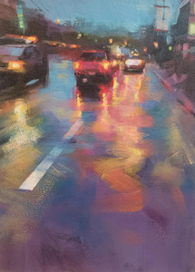 Cambie street in the Rain