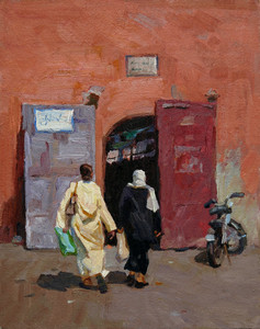  A Market in Marrakash