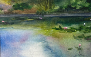Monet's Garden II by Marney-Rose Edge, SFCA