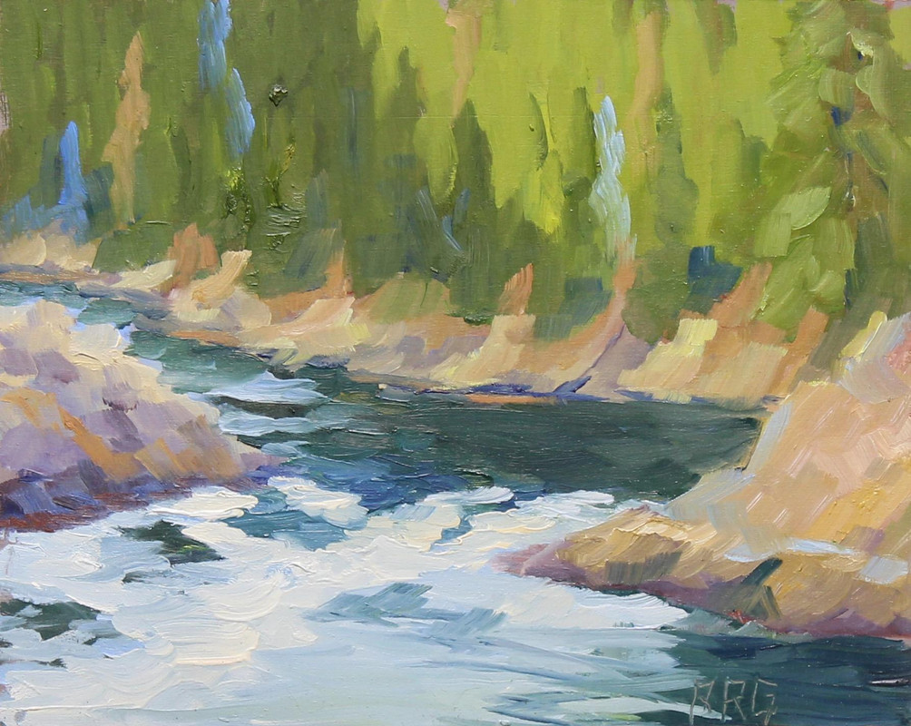 Clearwater River plein air