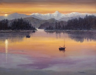 Sunrise on Drew Harbour