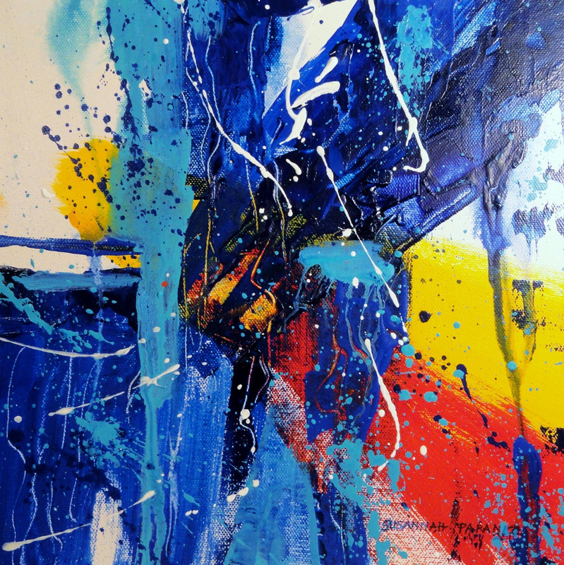 SLASH & SPLASH SERIES--#4, BLUE