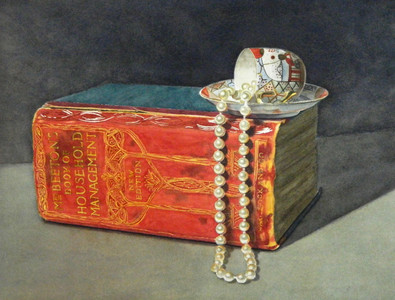Book and Pearls Wabi Sabi