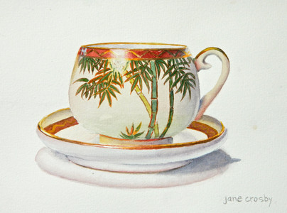 Satsuma Teacup, Bamboo