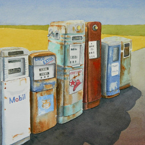 Old Gas Pumps