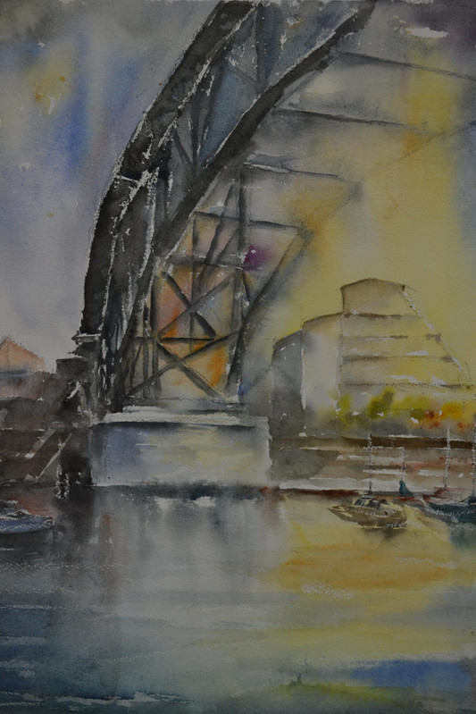 Light Through Granville Bridge