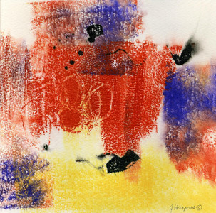 Red, Yellow and Purple Abstract