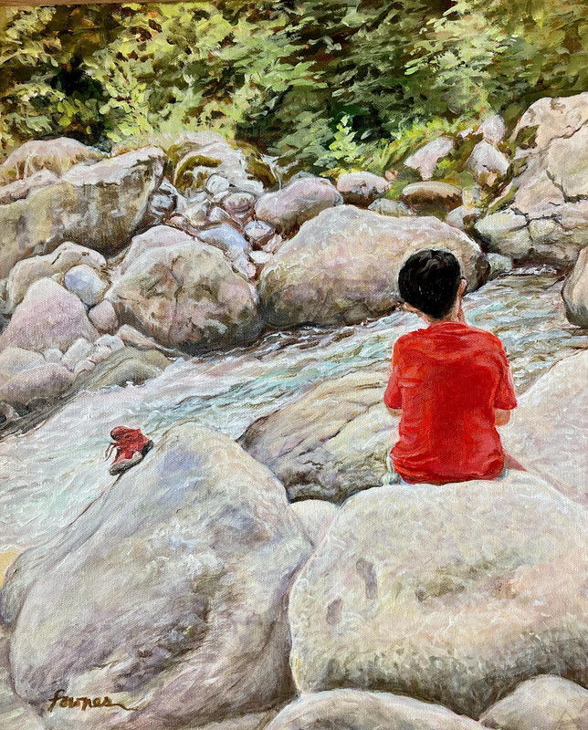 Boy and One Shoe