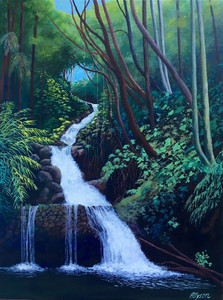 Jungle waterfall - Hawaii