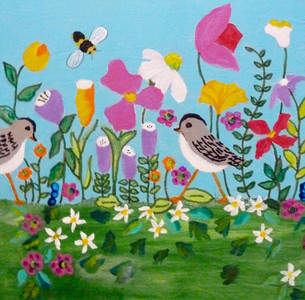 Birds and a Bee