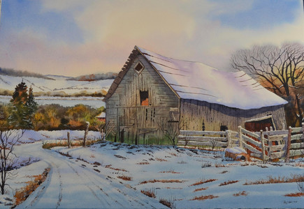 Winter Barn