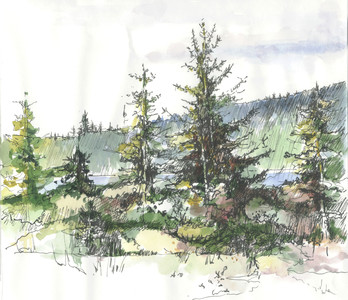 Badger Lake Sketch