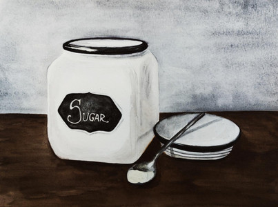 Sugar Jar with Spoon