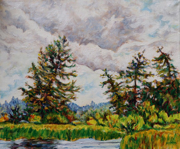 Iona Beach: Wind and Trees