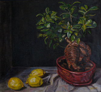 Tamed tree and lemons