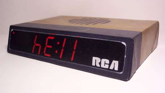 Death Bed Alarm Clock