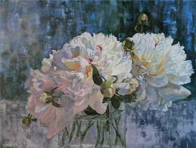 White Peonies VII