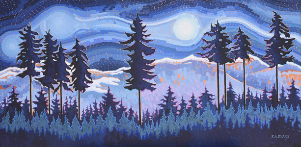 Moonlit Pines