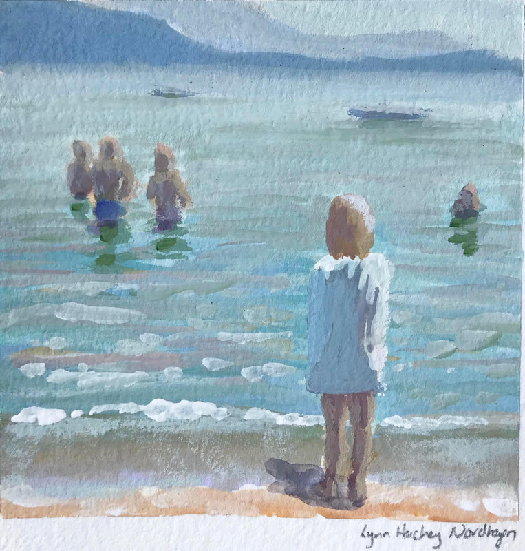 Too cold to swim, Lausanne
