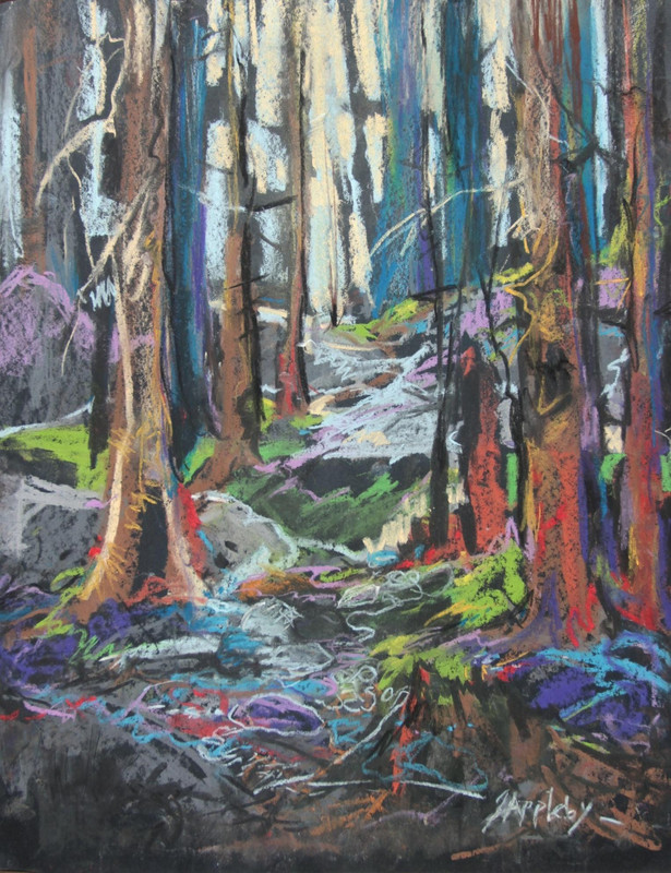 Lyn Valley Forest - Plein Air