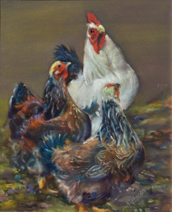 Rembrandtesque Chickens