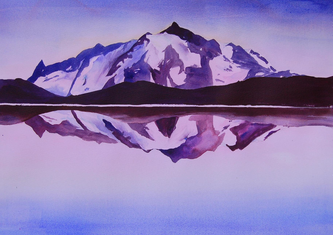Evening Reflections in the Cascades