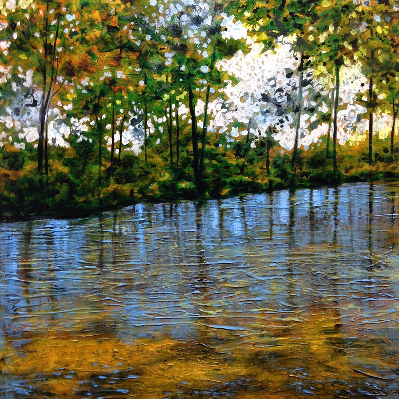 Summer River Reflections