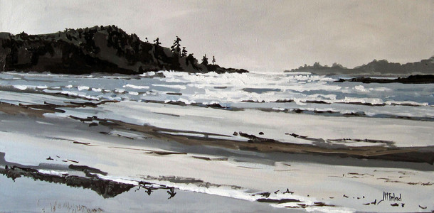 McKenzie Beach Tofino looking  south