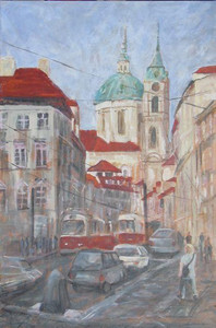 Prague Street Scene