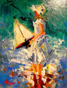 Figure and Sailboat