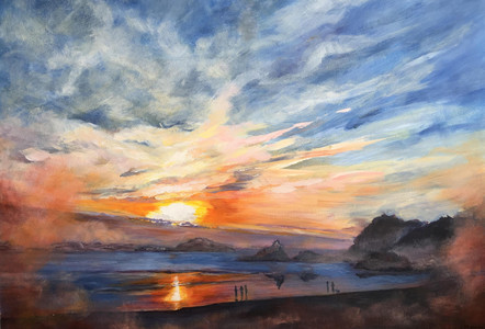Dusk in Tofino