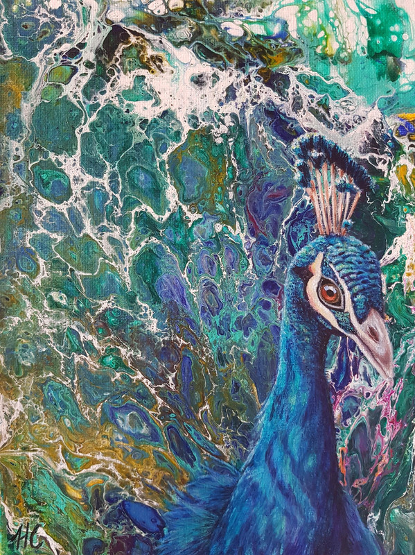 Abstract Peacock