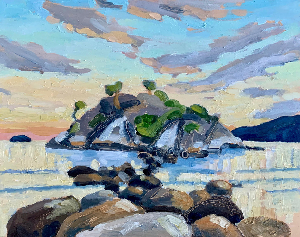 Whyte Islet, early eve