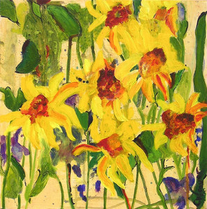 Impression of Sunflowers #2
