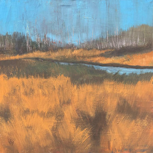 Sienna grasses of Moss Lake Alberta