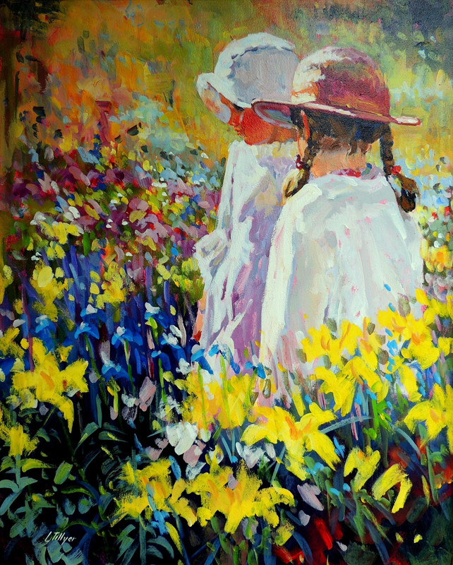 Two in the Flowers