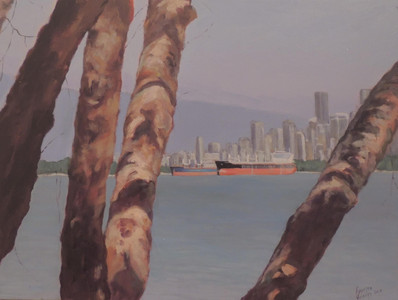 Jericho Beach #3 Vancouver city sky line