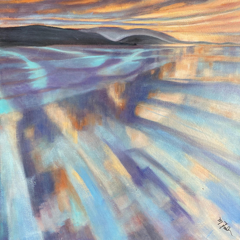 Sun Rays on Water