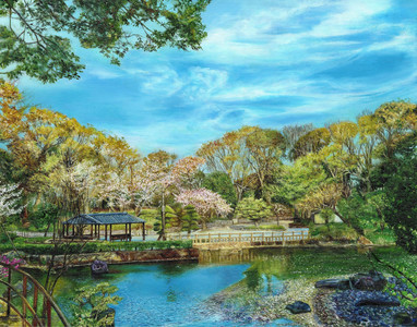 Tranquil Japanese Garden