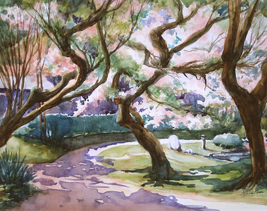 Bloom in the Japanese garden