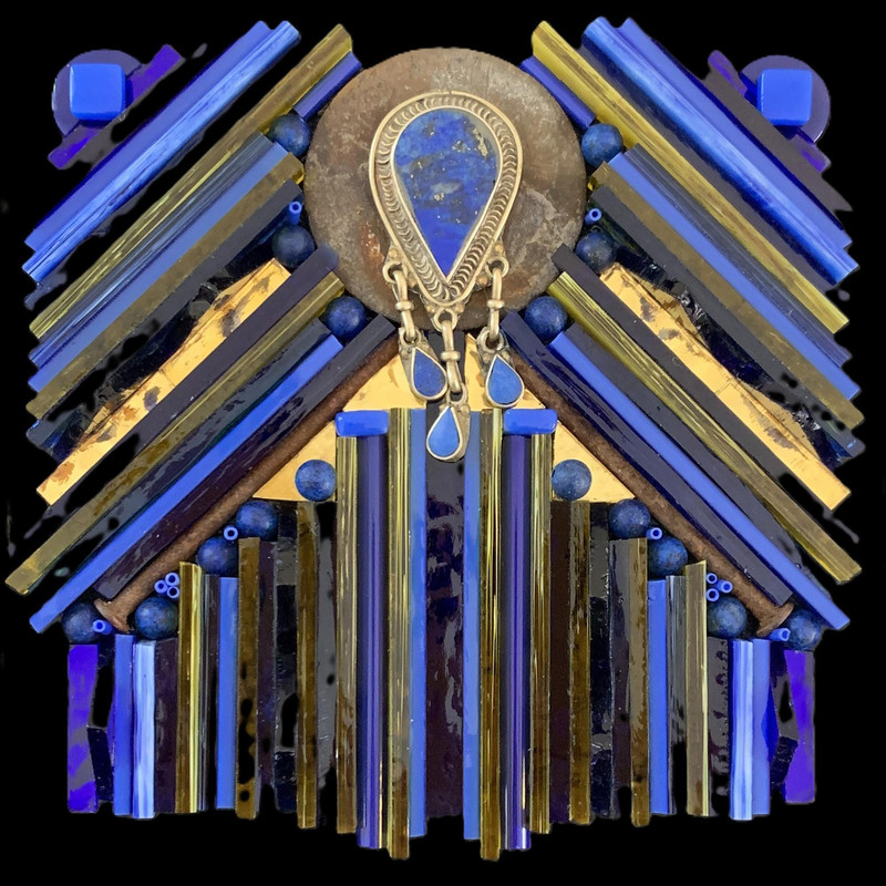 Upcycled with Lapis Lazuli