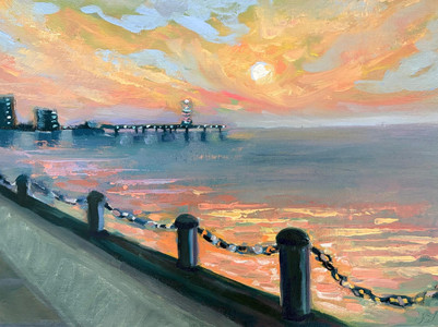 Burlington Pier Sunrise 2