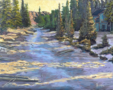 Winter Sun - Canmore